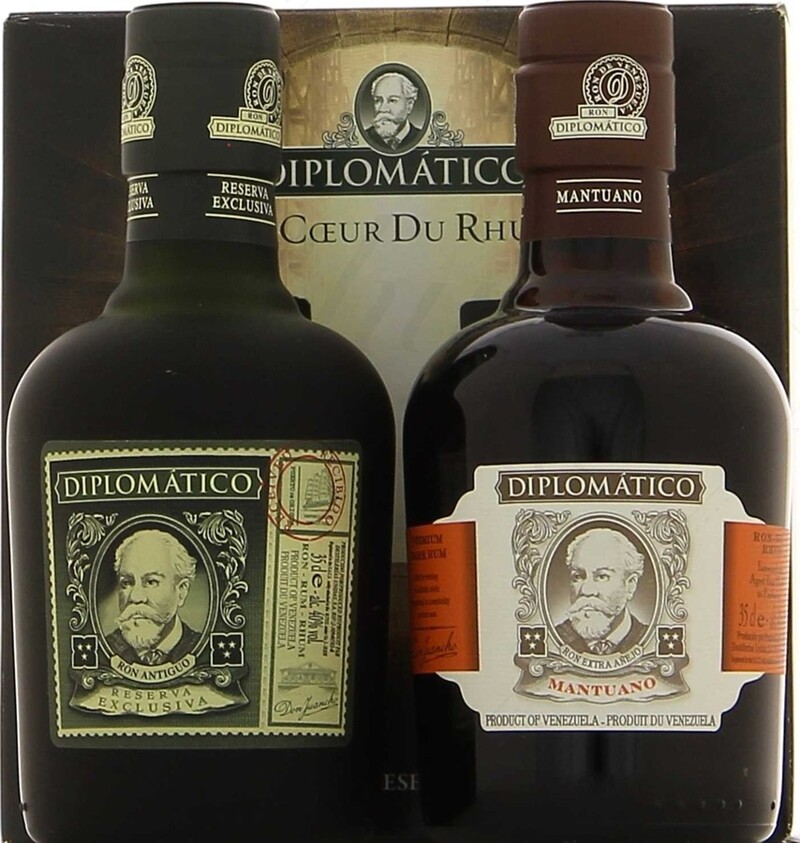 Diplomatico Reserva Exclusiva Mantuano 2 Bottles Set 40% 350ml