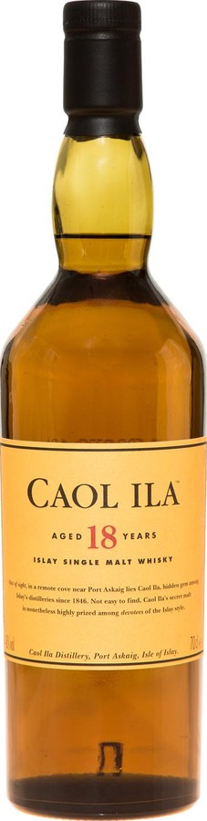 Caol Ila 18yo Islay Single Malt Whisky 43% 700ml