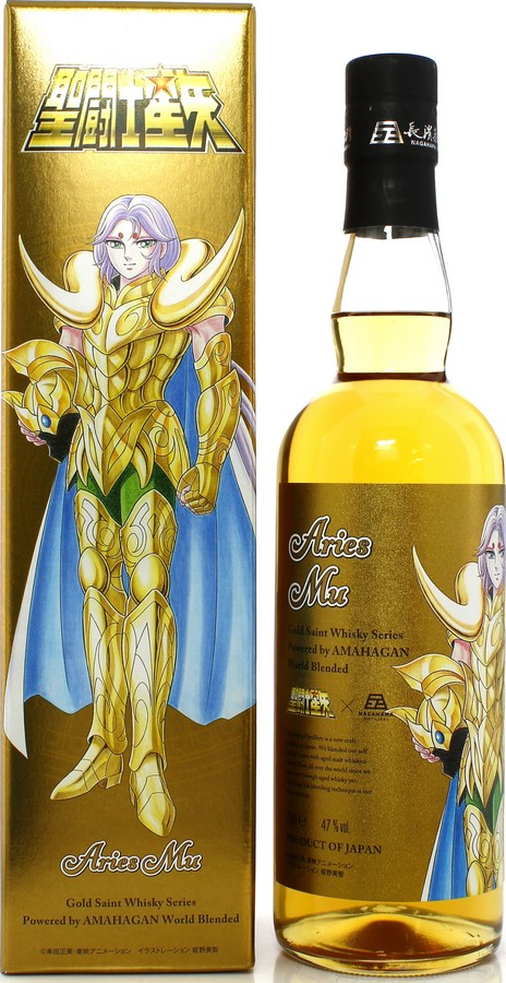 Nagahama Amahagan Gold Saint Series Aries Mu 47% 700ml