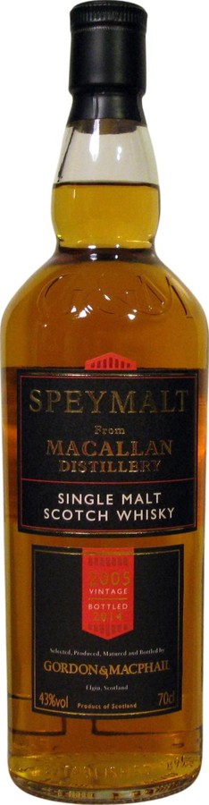 Macallan 2005 GM Speymalt Sherry 43% 700ml