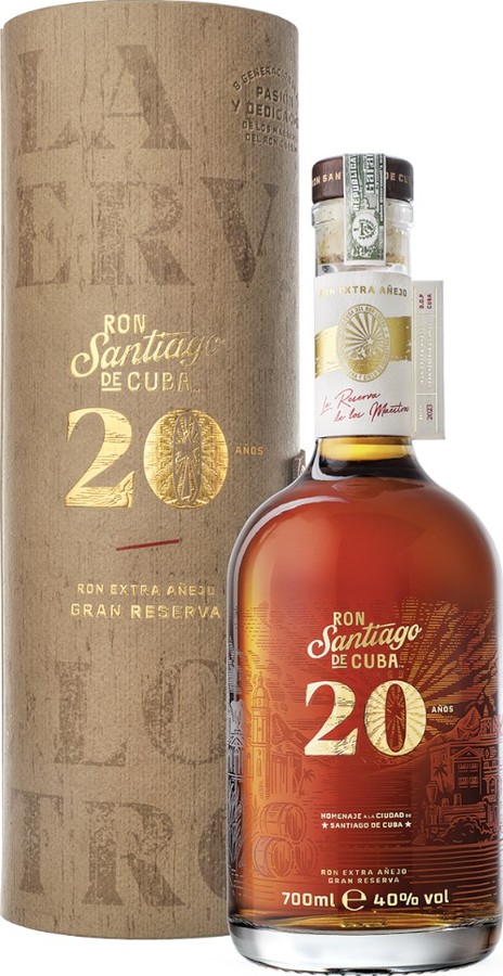 Santiago de Cuba 2000 Extra Anejo 20yo 40% 700ml