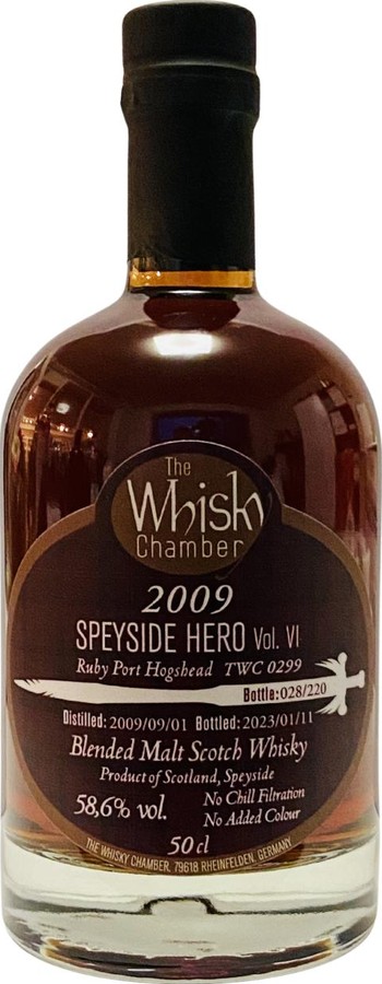 Speyside Hero 2009 WCh Vol. VI Ruby Port Hogshead Tasting only 58.6% 500ml