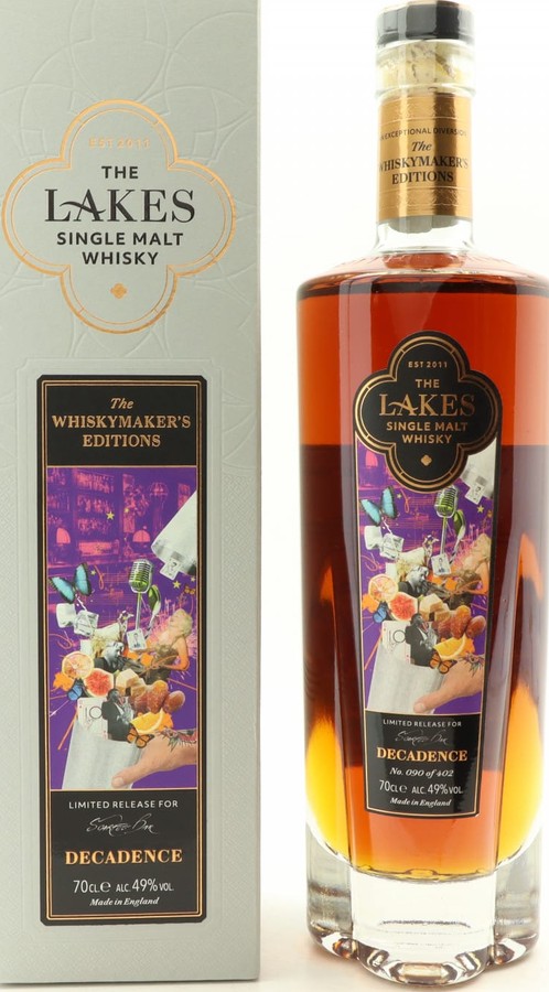 The Lakes Decadence The Whiskymaker's Editions Scarfes Bar at Rosewood Hotel London 49% 700ml