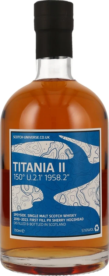 Scotch Universe Titania II 150 U.2.1 1958.2 1st Fill PX Sherry Hogshead 57.6% 700ml