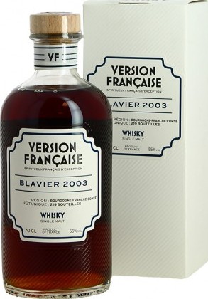 Version Francaise 2003 Blavier wine Jaune 55% 700ml