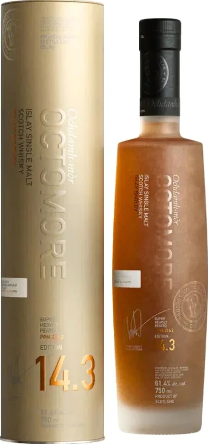 Octomore Edition 14.3 214.2 PPM  The Impossible Equation  61.4% 750ml