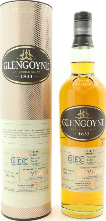 Glengoyne 15yo SEC Scottish Event Campus 43% 700ml