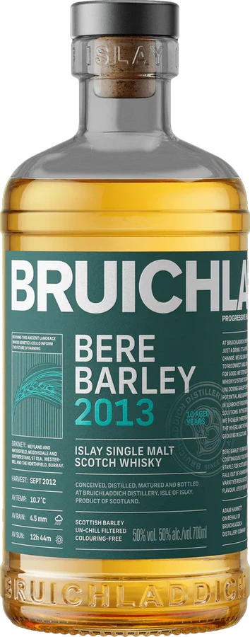 Bruichladdich 2013 Bere Barley 1st-Fill Bourbon 2nd-Fill Pauillac Wine 50% 700ml