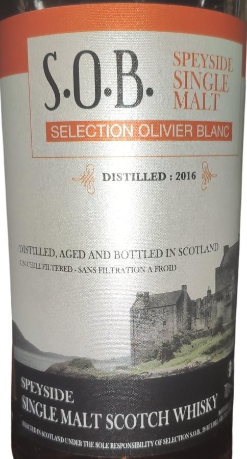 Selection Olivier Blanc 2016 Speyside Single Malt 43% 700ml