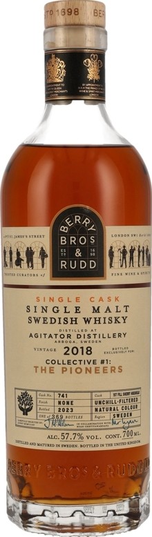 Agitator 2018 BR Collective #1: The Pioneers 1st Fill Sherry Hogshead 57.7% 700ml