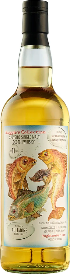 Aultmore 2012 HI Maggie's Collection WhiskyBrother & Whisky Capital Inn 57.6% 700ml