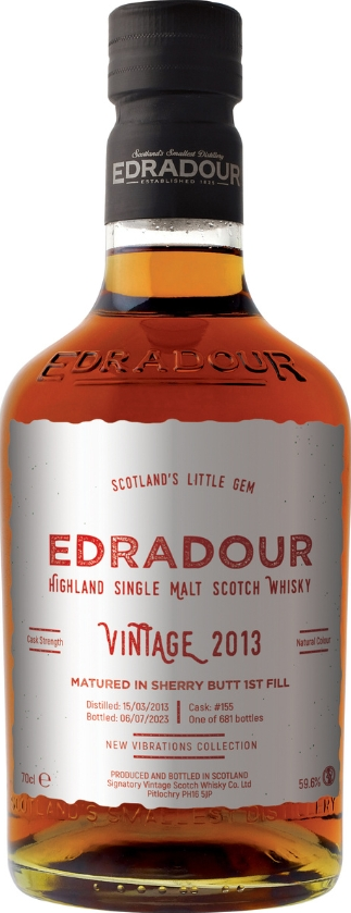 Edradour 2013 Vintage Sherry Butt 1st-Fill LMDW 59.6% 700ml