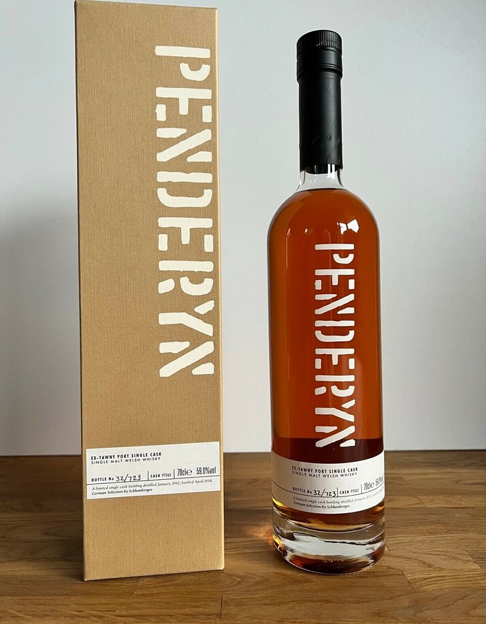 Penderyn 2012 Ex-Tawny Port Cask PT262 Bottled for German Selection by Schlumberger 6yo 59% 700ml