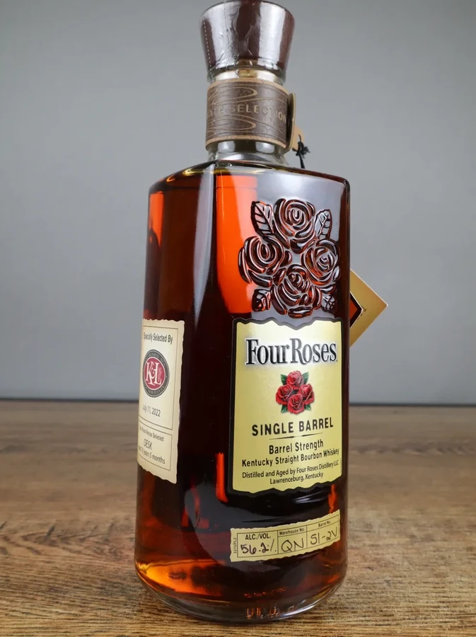 Four Roses 10yo Single Barrel K&L Casknumber QN 51-2V 56.2% 750ml