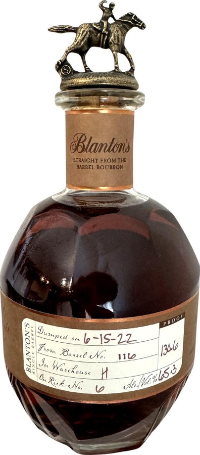 Blanton's Straight from the Barrel 65.3% 700ml