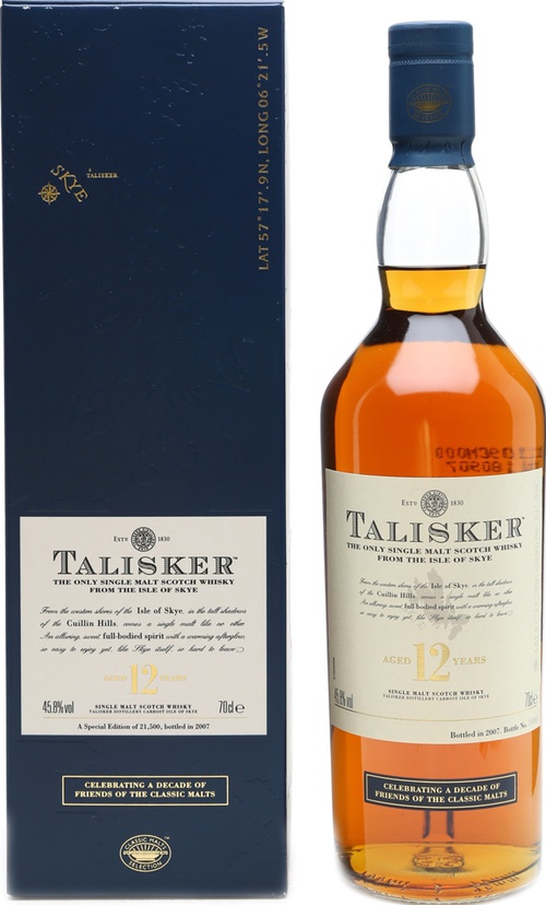 Talisker 12yo Friends of the Classic Malts Sherry 45.8% 700ml