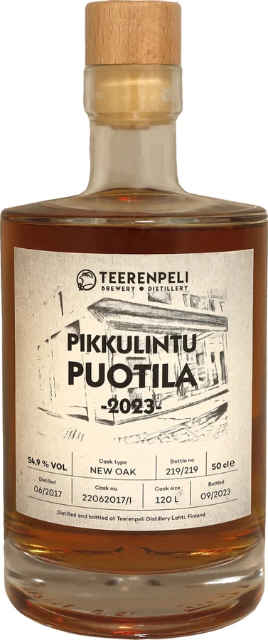 Teerenpeli Pikkulintu Puotila 2023 Spanish Oak 1st Fill Olutravintola Pikkulintu 54.9% 500ml