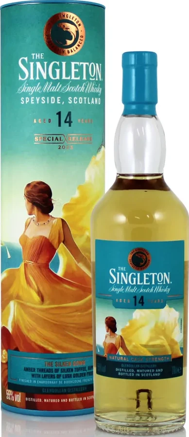 The Singleton of Glendullan 14yo The Silken Gown Diageo Special Releases 2023 Chardonnay de Bourgogne French Oak Finish 55% 200ml