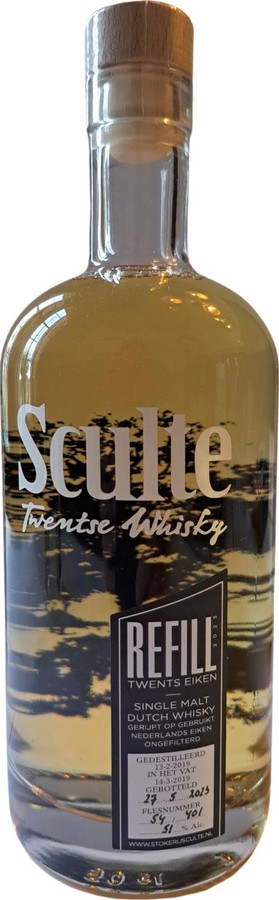 Sculte 2019 Twentse Whisky Twents Eiken 51% 500ml