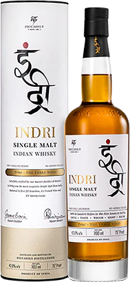 Indri Trini The Three Wood 1st Fill Bourbon ex-French Wine PX Sherry Prineus GmbH 46% 700ml