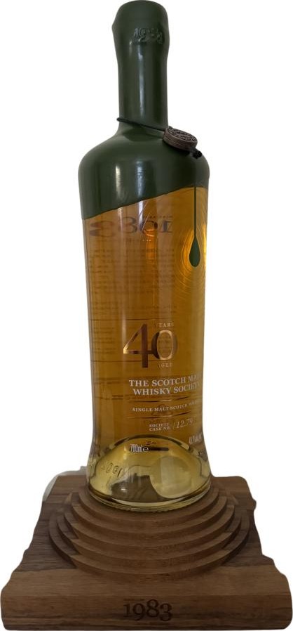 BenRiach 1983 SMWS 12.79 On the road again refill ex-sherry hogshead finish 40th anniversary of SMWS 43.7% 700ml