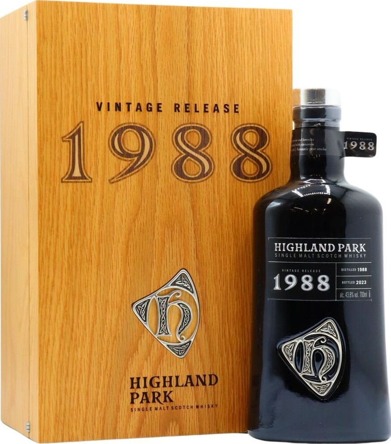 Highland Park 1988 Single Cask Bottling Vintage Release ex Bourbon & European Oak 43.8% 700ml