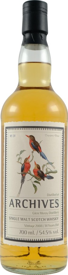 Glen Moray 2008 Arc Birds from the Orient 1st fill bourbon barrel 54.5% 700ml