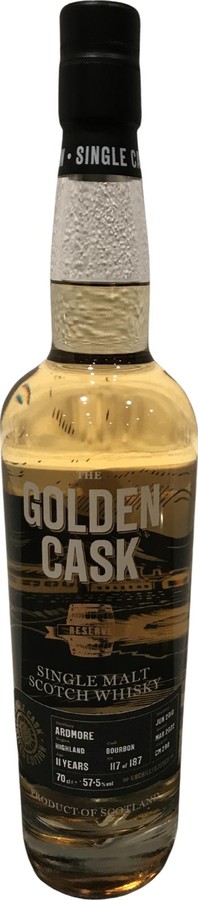 Ardmore 2010 HMcD The Golden Cask Bourbon 57.5% 700ml