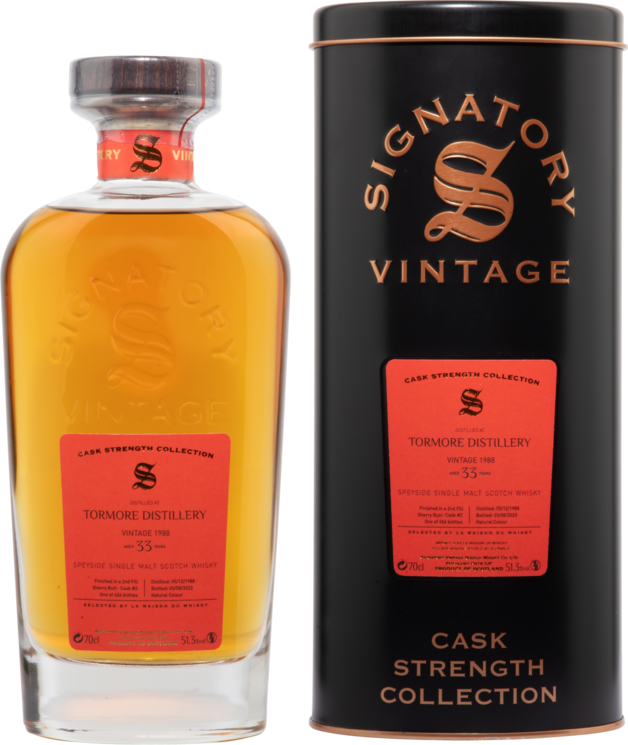 Tormore 1988 SV Cask Strength Collection LMDW Antipodes Finished in A 2nd fill Sherry Butt LMDW 51.3% 700ml