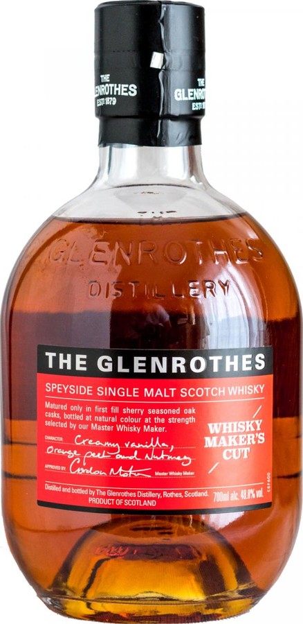 Glenrothes Whisky Maker's Cut The Soleo Collection 1st Fill Sherry 48.8% 700ml