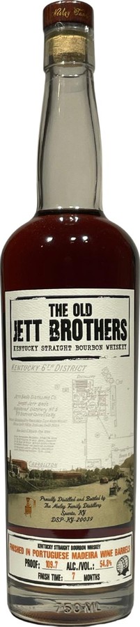 The Old Jett Brothers Kentucky Straight Bourbon Whisky Finished in Portuguese Madeira Wine Barrels 54.8% 750ml