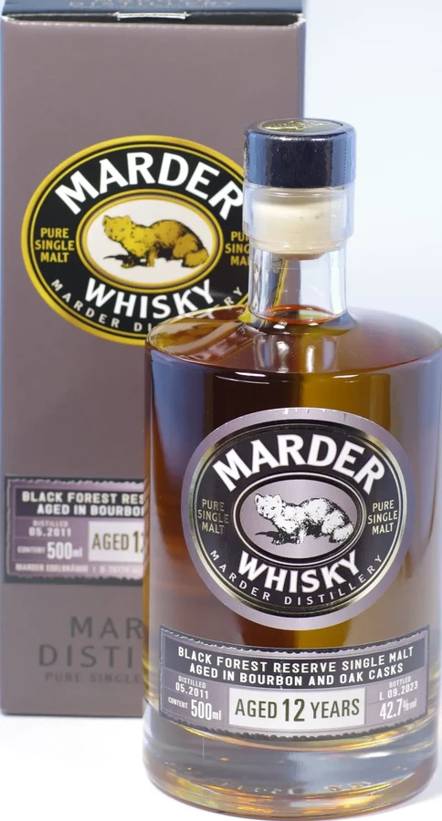 Marder 2011 Black Forest Reserve Aged In Bourbon And Oak 42.7% 500ml