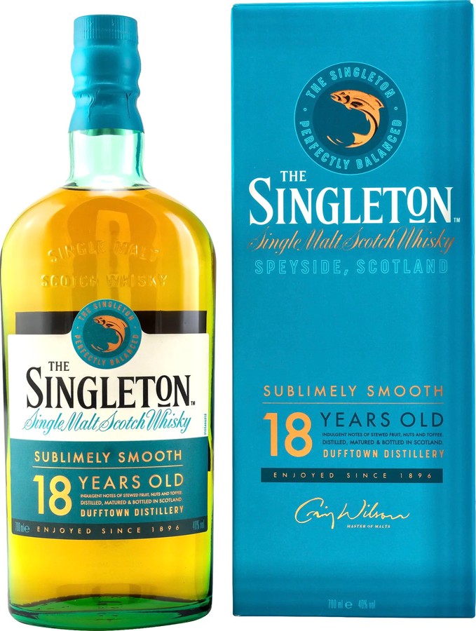 The Singleton of Dufftown 18yo Sublimely Smooth Bourbon Sherry 40% 700ml