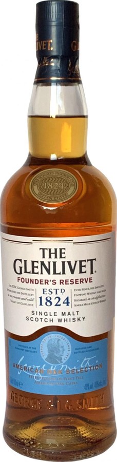 Glenlivet Founder's Reserve American Oak Selection 1st Fill American Oak 40% 700ml