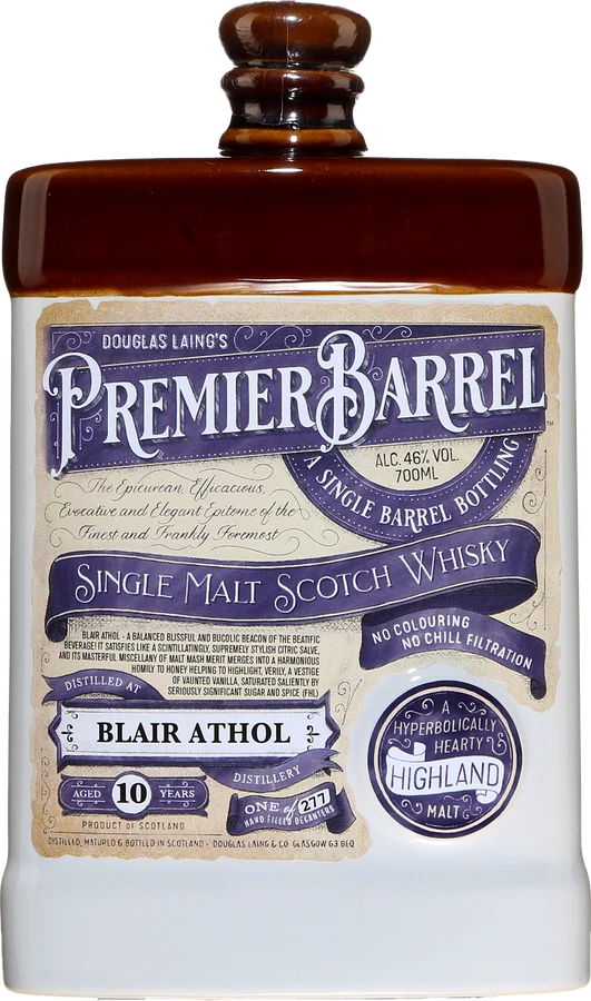 Blair Athol 10yo DL Premier Barrel 46% 700ml