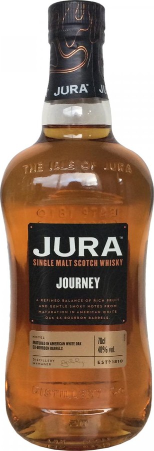 Isle of Jura Journey American White Oak Ex-Bourbon Barrels 40% 700ml