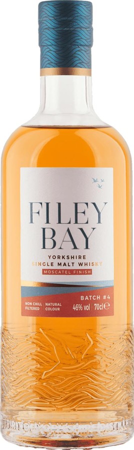 Filey Bay Yorkshire Single Malt Whisky Moscatel Finish Bourbon & Moscatel 46% 700ml