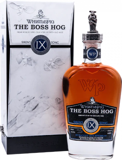 WhistlePig The Boss Hog 9th Edition Siren's song Greek Fig Nectar and Scratch Tentura Finish 51.7% 750ml