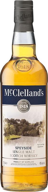 McClelland's Speyside Single Malt Scotch Whisky 40% 700ml