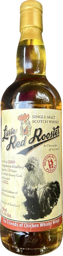 Craigellachie 2009 JW Little Red Rooster HHD Sherry 53.3% 700ml