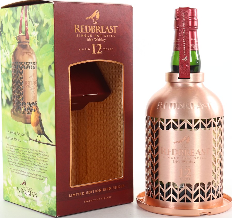 Redbreast 12yo Bird Feeder Bottle Bourbon & Sherry Project Wingman Birdlife International 40% 700ml
