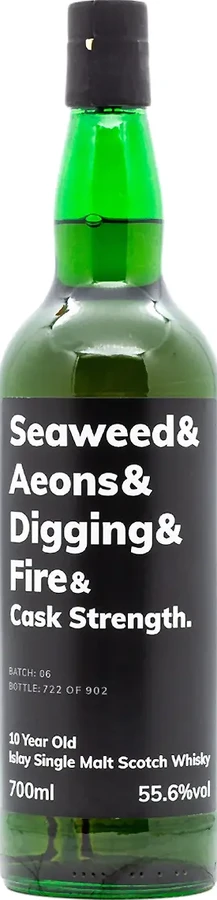 Seaweed & Aeons & Digging & Fire 10yo MoM Islay Single Malt Scotch Whisky 55.6% 700ml