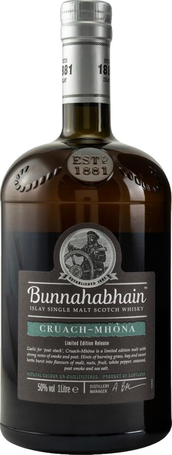 Bunnahabhain Cruach-Mhona Limited Edition Release Travel Retail Exclusive 50% 1000ml