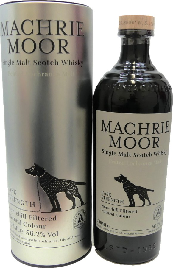 Machrie Moor Cask Strength Peated Lochranza Malt Ex-Bourbon 56.2% 700ml