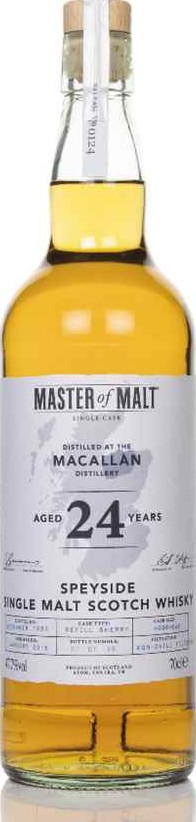 Macallan 1993 MoM Single Cask Series refill sherry hogshead 47.8% 700ml