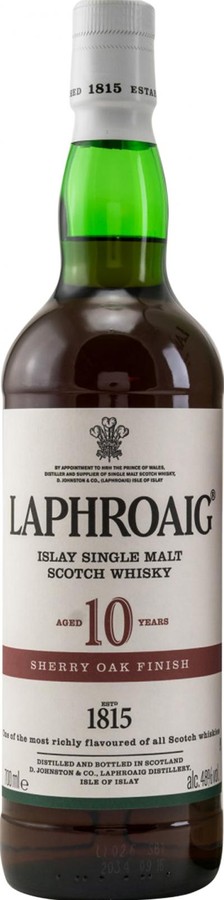 Laphroaig 10yo Sherry Oak Finish Sherry Oak 48% 700ml