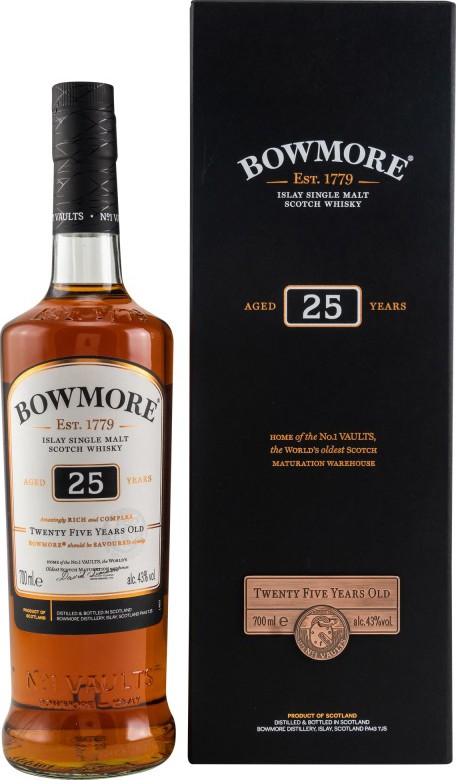 Bowmore 25yo American Bourbon & Spanish Sherry 43% 700ml