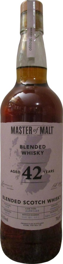 Blended Scotch Whisky 1976 MoM 44.1% 700ml