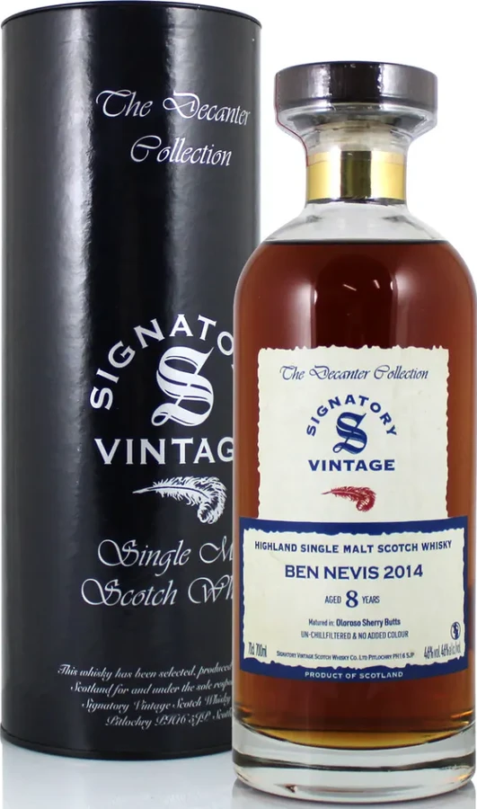 Ben Nevis 2014 SV The Decanter Collection Oloroso Sherry Butts 46% 700ml