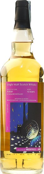 Ardlair 2010 DR The Black Cat Series Refill Bourbon Barrel Selected by Whiskyfacile & Haus 59.4% 700ml